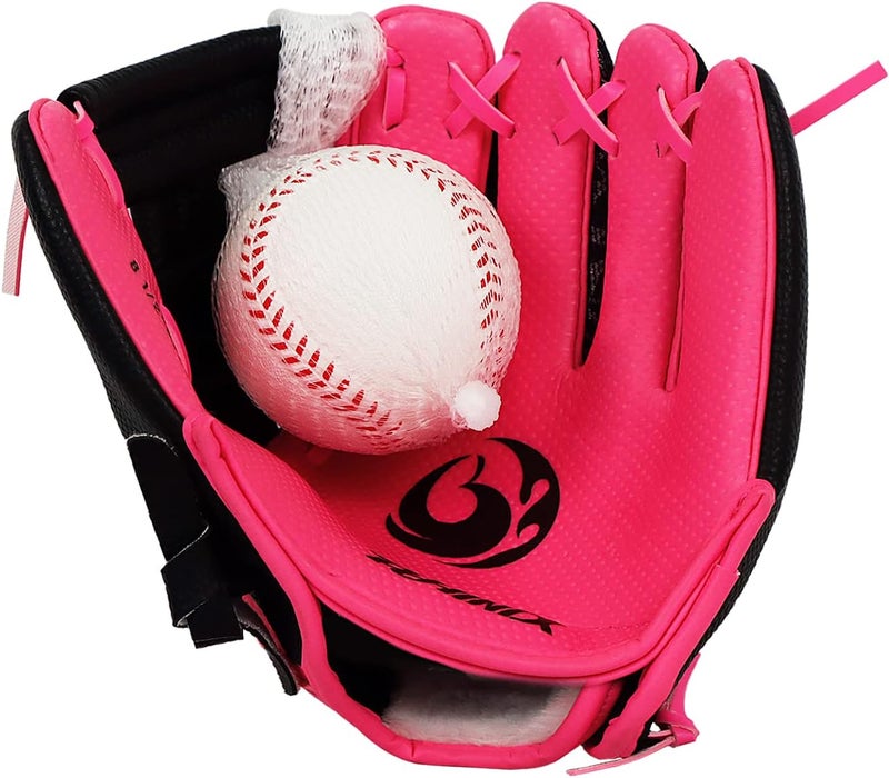 PHINIX Baseball Glove Tee-Ball Mitts for Kids Play & Training 8.5"-9" - Image 4